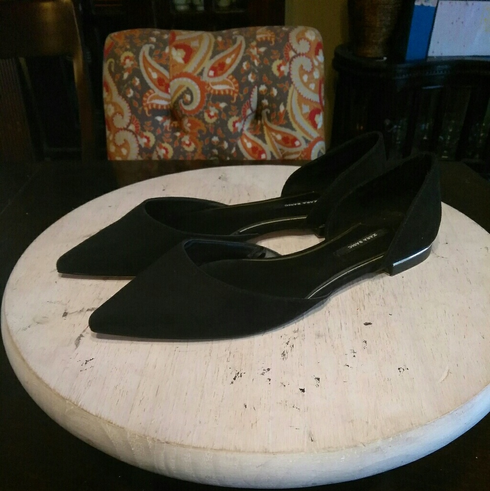 ☀👠7HRS LEFT!!! ZARA-Pointed-Toe Flat